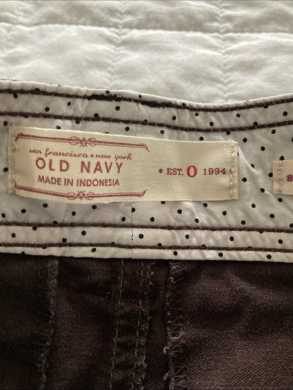 Old Navy Brown Mini Skirt with Front Seams - Picture 2 of 5